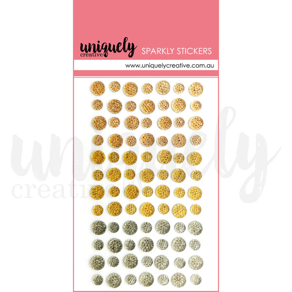 UNIQUELY CREATIVE Sparkly Stickers | Mixed Metals