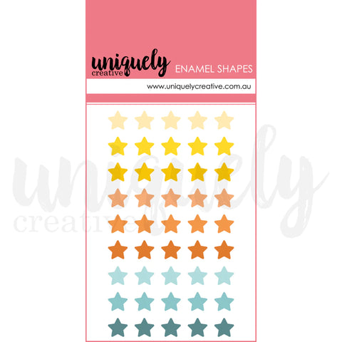 UNIQUELY CREATIVE Enamel Star Shapes