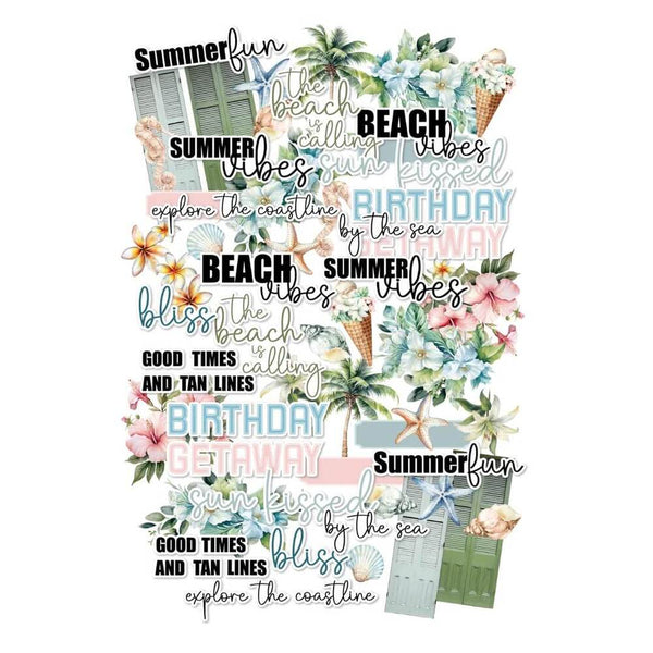 UNIQUELY CREATIVE Paper Die Cuts | Coastal Bliss