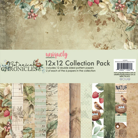 UNIQUELY CREATIVE Collection Pack | Botanical Chronicle | 12x12