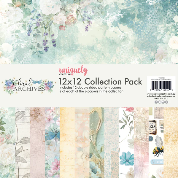 UNIQUELY CREATIVE Collection Pack | Floral Archives | 12x12