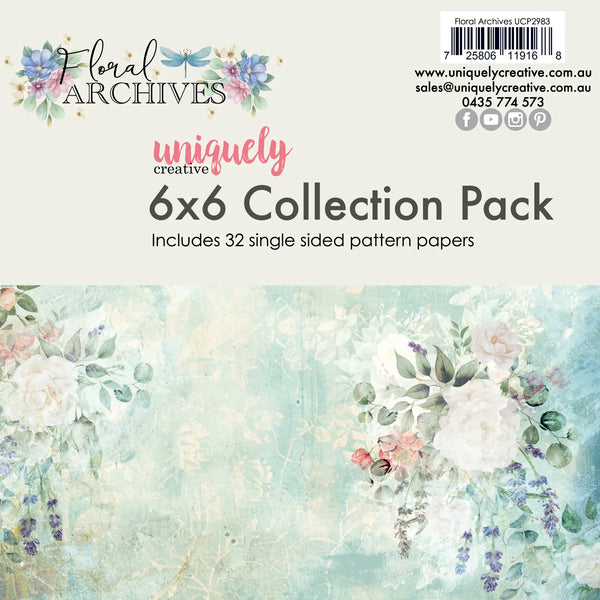 UNIQUELY CREATIVE Collection Pack | Floral Archives | 6x6