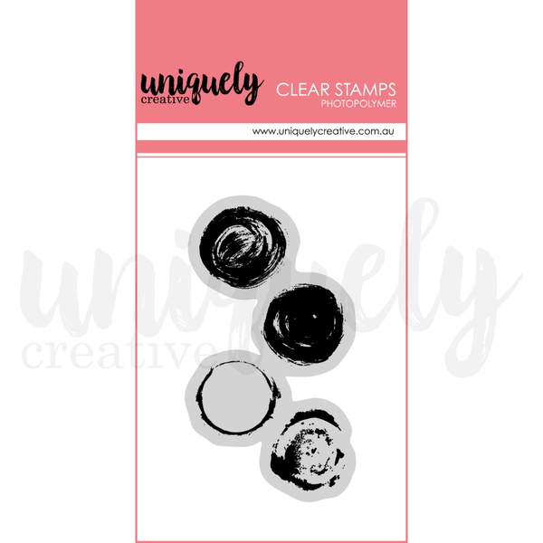 UNIQUELY CREATIVE Clear Stamps | Circular Vibes