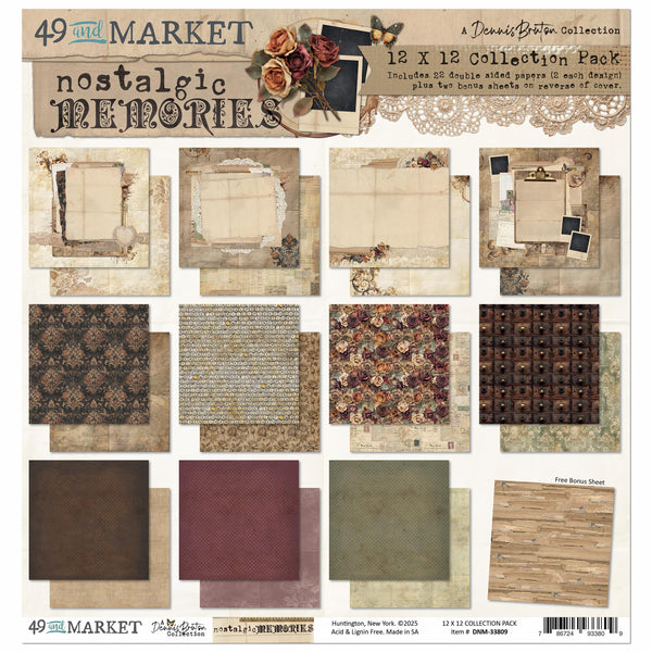 49&MARKET Nostalgic Memories | 12x12 Collection Pack