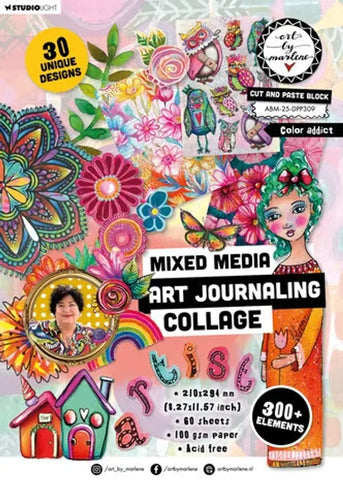 STUDIOLIGHT Art By Marlene | Cut And Paste Block | Color Addict