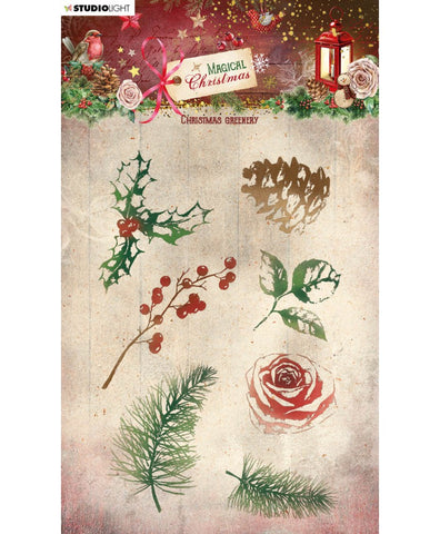 STUDIOLIGHT Stamp Set | Magical Christmas | Christmas Greenery