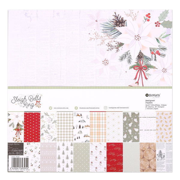 ROSIE'S STUDIO Sleigh Bells Ring | 12x12 Designer Papers
