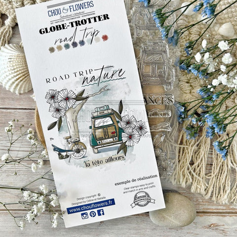 CHOU&FLOWERS Globe-Trotter Stamps | Road Trip