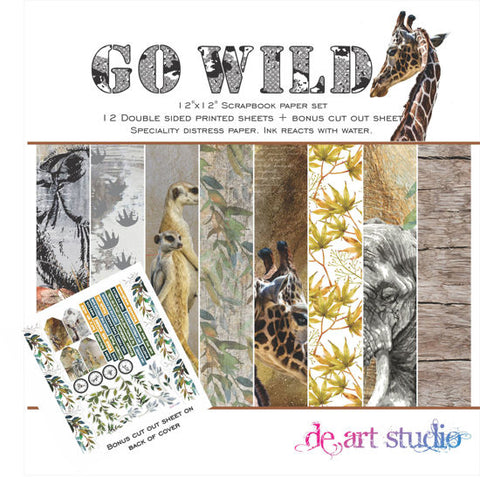 DE ART STUDIO | Go Wild | Paper Pack