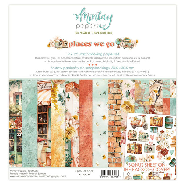 MINTAY Paper Pack | Places We Go 12 x 12