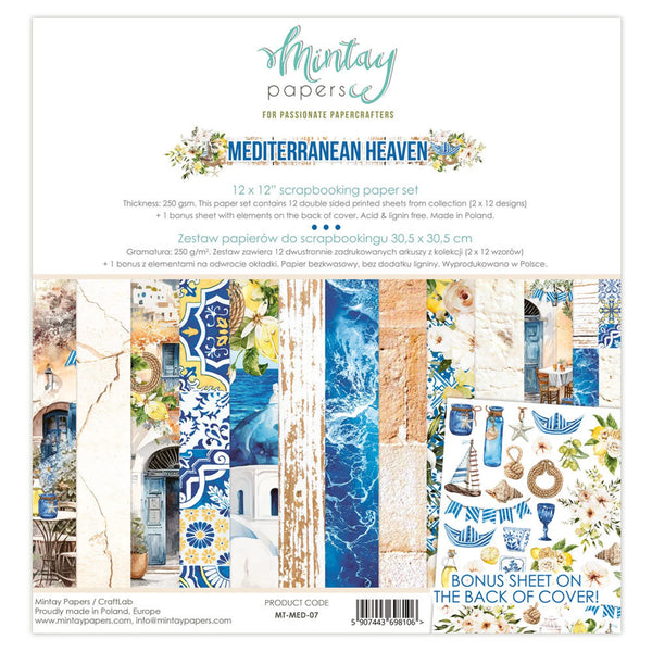 MINTAY Paper Pack | Mediterranean Heaven  12 x 12