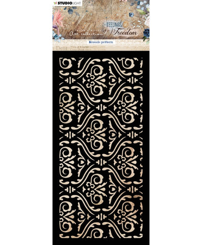 STUDIOLIGHT | Jenine's Mindful Art | Feelings of Freedom Mask | Brocade Pattern