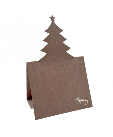 MINTAY BASIC Christmas Tree Card Base | Kraft