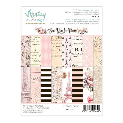 MINTAY Add-On Paper Pack | See You In Paris | 6x8