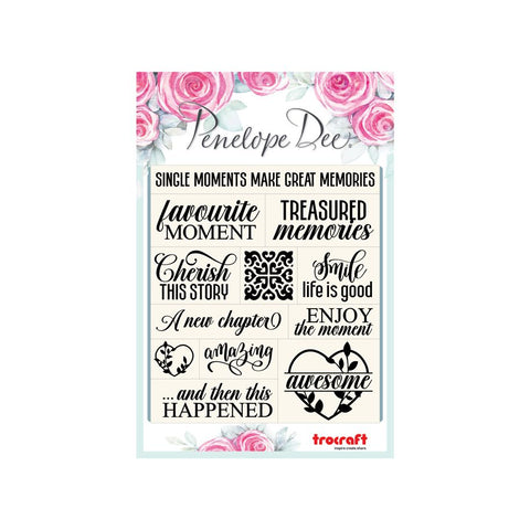 PENELOPE DEE Petals and Sage | Acrylic Journal Strips