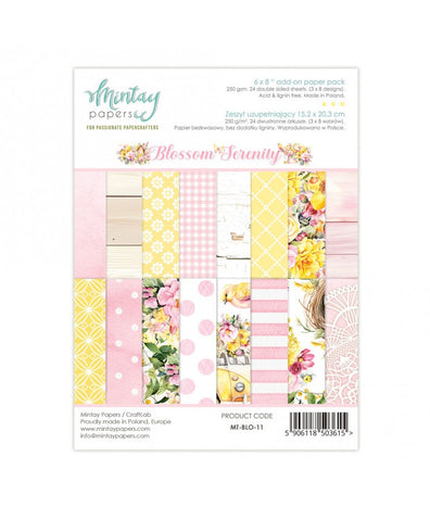 MINTAY Blossom Serenity | 6x8 | Add-on Paper Pad