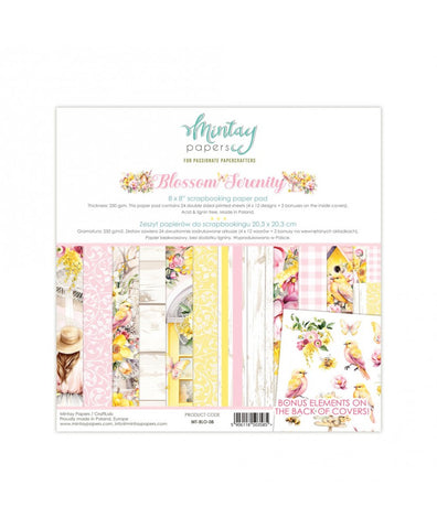 MINTAY Blossom Serenity | 8x8 | Add-on Paper Pad