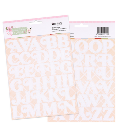 ROSIE'S STUDIO Peppermint Twist | Alphabet Stickers