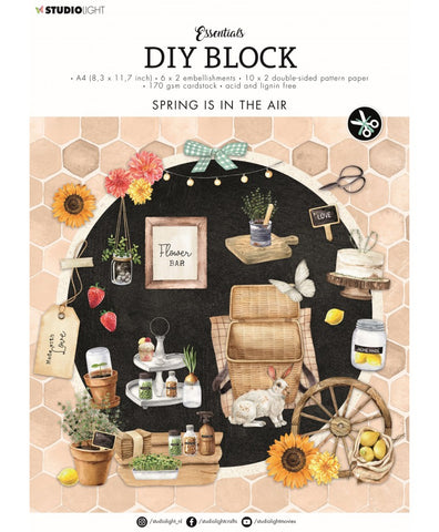 STUDIOLIGHT Essentials DIY Block | Spring is in the Air | A4