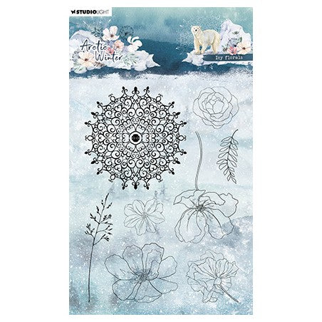 STUDIOLIGHT | Clear Stamp Set | Arctic Winter | Icy Florals