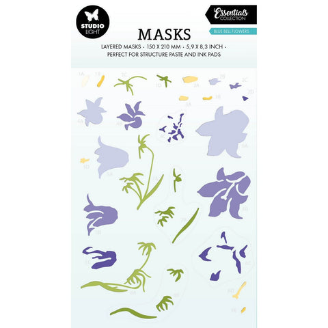 STUDIOLIGHT Essential Masks | Blue Bell Flowers
