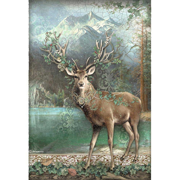 STAMPERIA Magic Forest | Rice Paper | Deer