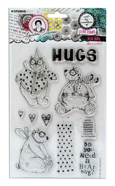 STUDIOLIGHT | Art By Marlene | Clear Stamps | Bear Hugs