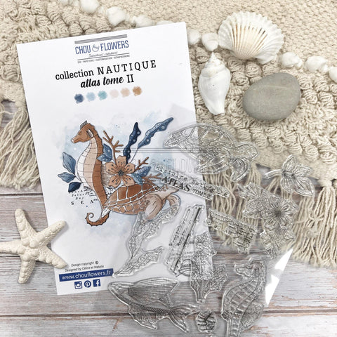 CHOU&FLOWERS Nautique Stamps | Atlas Tome II