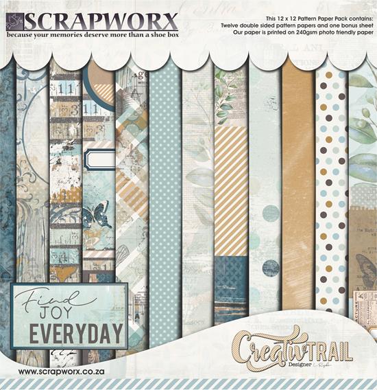 SCRAPWORX Find Joy Everyday | Paper Pack