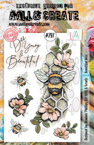 AALL & CREATE Stamp | #797 | Beautiful Bees