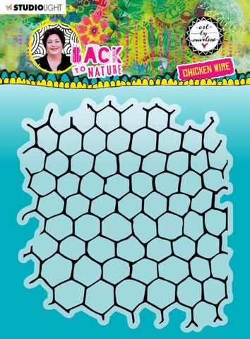 STUDIOLIGHT Art by Marlene | Clear Stamp | Back To Nature | Chicken Wire