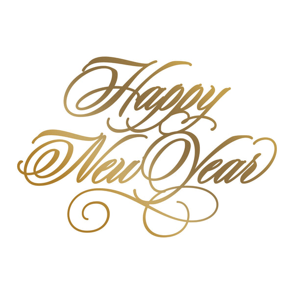 COUTURE CREATIONS Foil Stamp Die / Happy New Year
