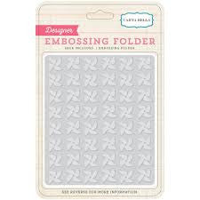 CARTA BELLA Embossing Folder - Pinwheels