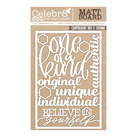 CELEBR8 Just Be You  | Matt Board Equi | Titles