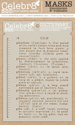 CELEBR8 Mask | Dictionary