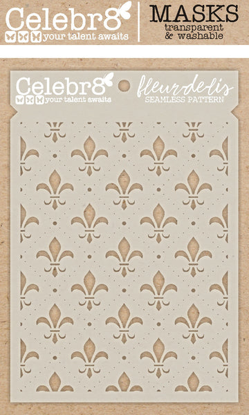 CELEBR8 MASK - New Beginnings - Fleur de Lis