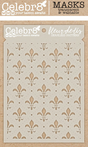 CELEBR8 MASK - New Beginnings - Fleur de Lis