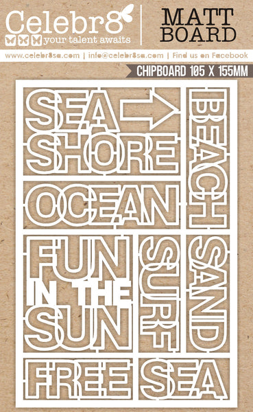 CELEBR8 Equi Card | Ocean Bliss Words