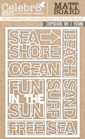 CELEBR8 Equi Card | Ocean Bliss Words