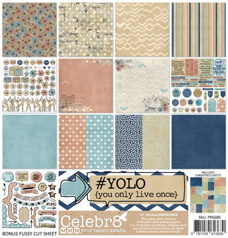 CELEBR8  Paper Pack | YOLO (You Only Live Once)