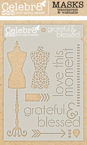 CELEBR8  MASK | Grateful & Blessed