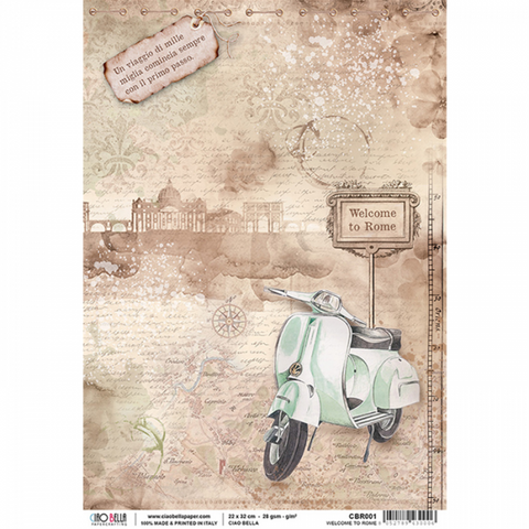 CIAO BELLA Rice Paper | Welcome to Rome