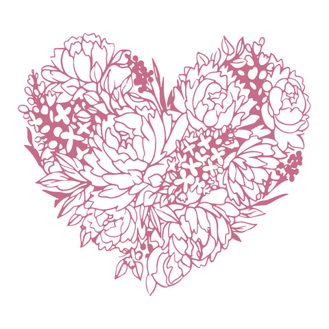 COUTURE CREATIONS Peaceful Peonies | Mini Stamps | Various