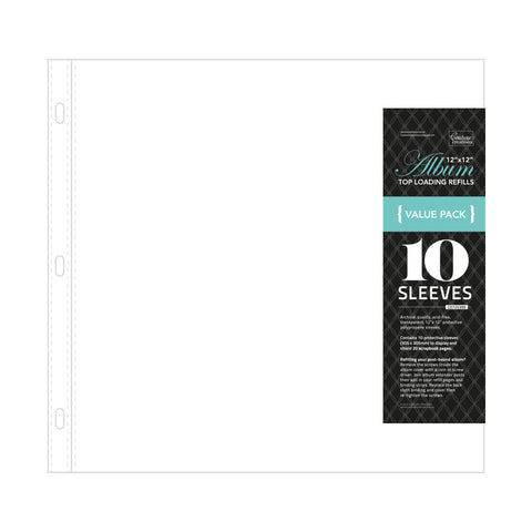 COUTURE CREATIONS Top Loading Sleeves for Album | 12x12