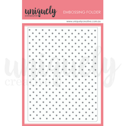 UNIQUELY CREATIVE Embossing Folder | Tiny Stars