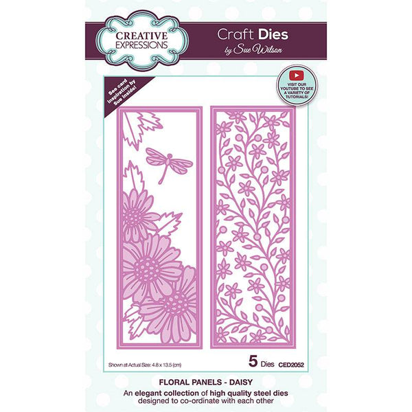 CREATIVE EXPRESSIONS Craft Dies | Floral Panels | Daisy