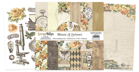 SCRAPBOYS House of Science | 6x6 Paper Pad