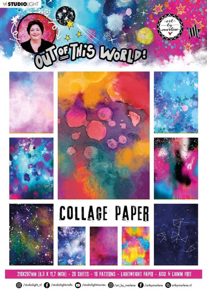 STUDIOLIGHT Art By Marlene | Out of this World | Collage Paper