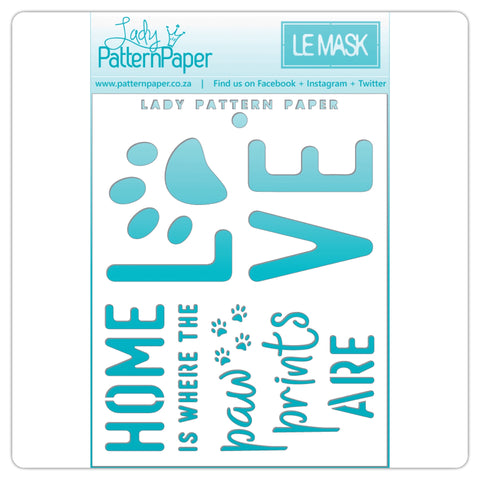 LADY PATTERN PAPER | LE MASK | Pawfect | Pawfect Love