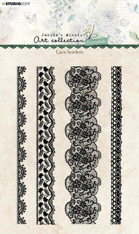 STUDIOLIGHT | Jenine's Mindful Art Stamp | Essentials | Lace Borders